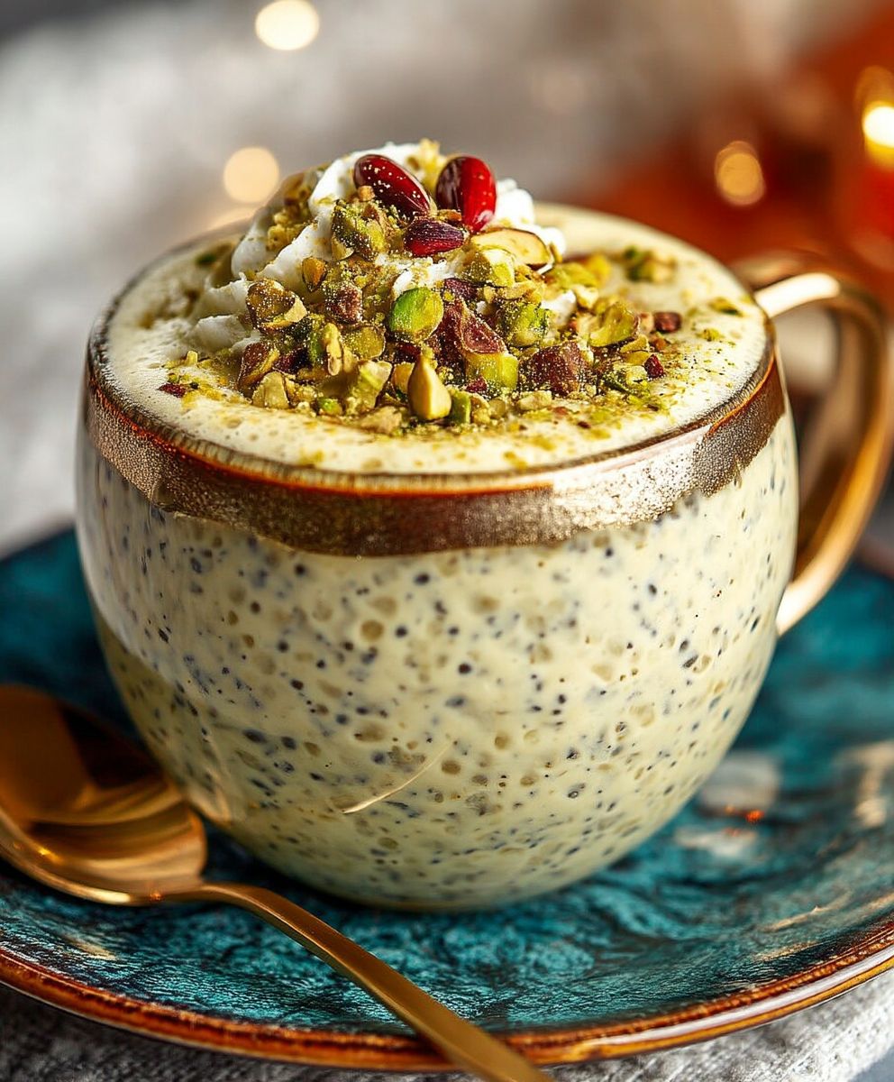 Cremige Pistazien-Overnight-Oats (Proteinreiches Frühstück ohne Kochen) image 2