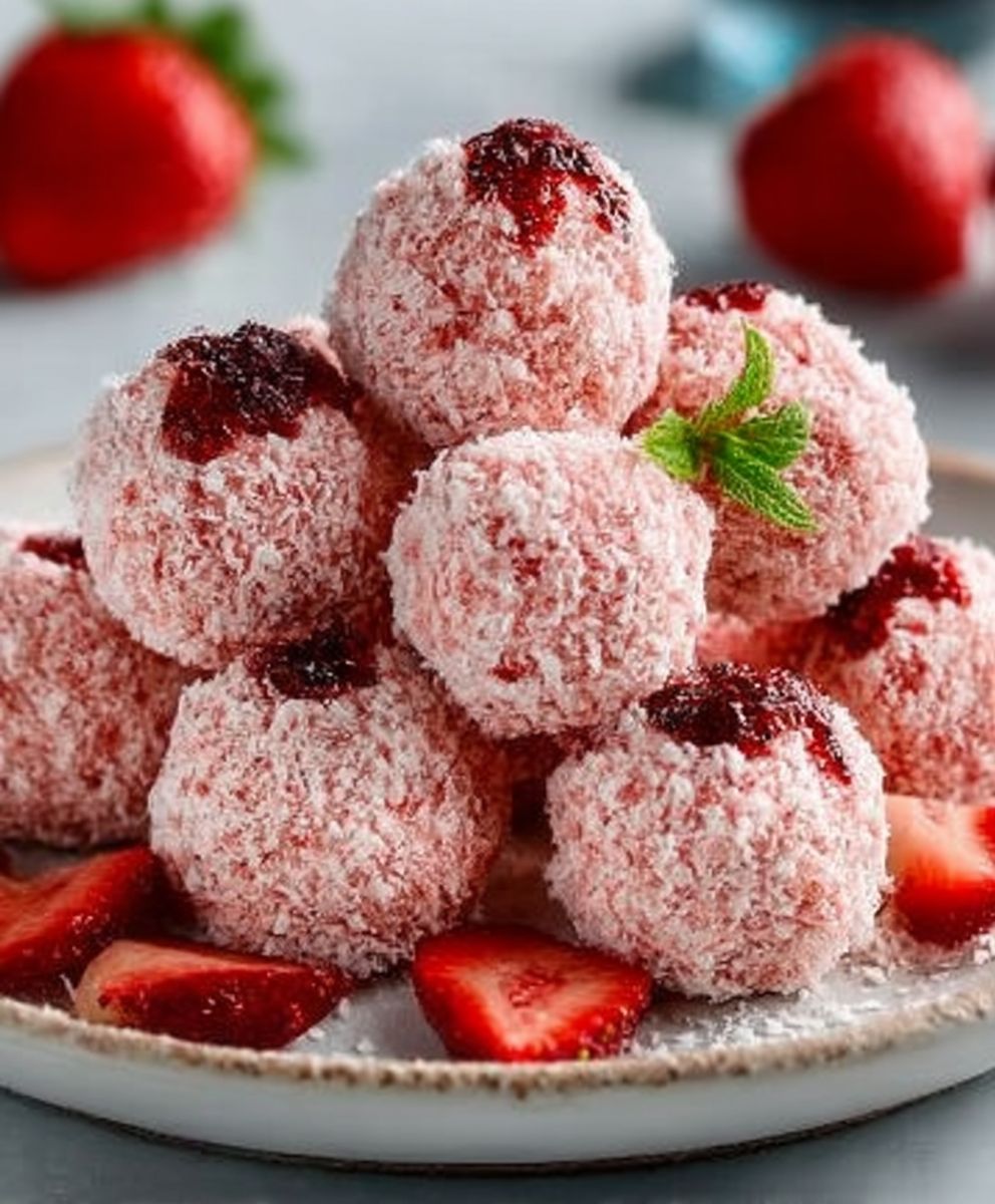 Erdbeer-Käsekuchen-Proteinbällchen – ohne Reue: Einfach und gesund! image 2