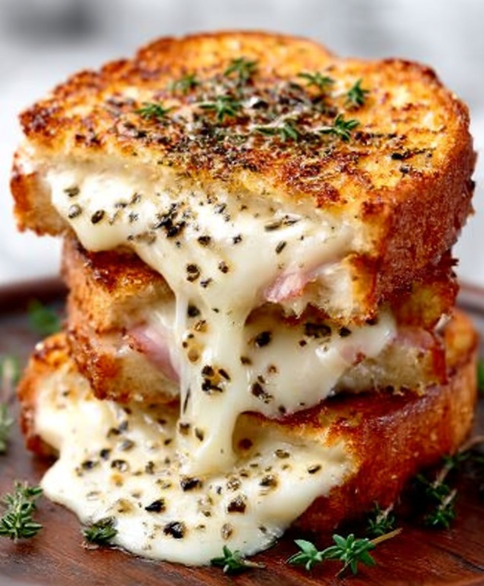 Croque-Monsieur-Brot ohne Béchamelsauce image 2