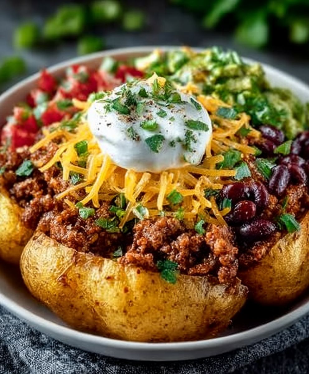 Gefüllte Kartoffel-Taco-Bowl | Herzhafter Genuss für die Essensvorbereitung image 2