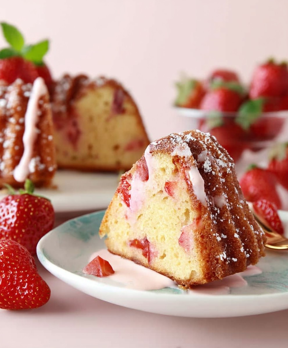 Gugelhupf mit Erdbeermilchshake-Geschmack image 2