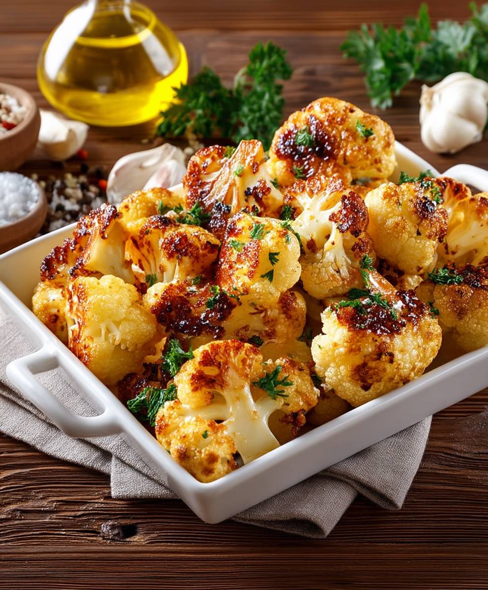 Hier ist ein wunderbares Rezept für gerösteten Blumenkohl mit Parmesan. image 2