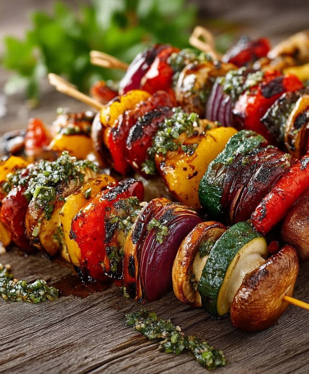 Rezept für gegrillte Gemüsespieße mit Kräutermarinade image 2