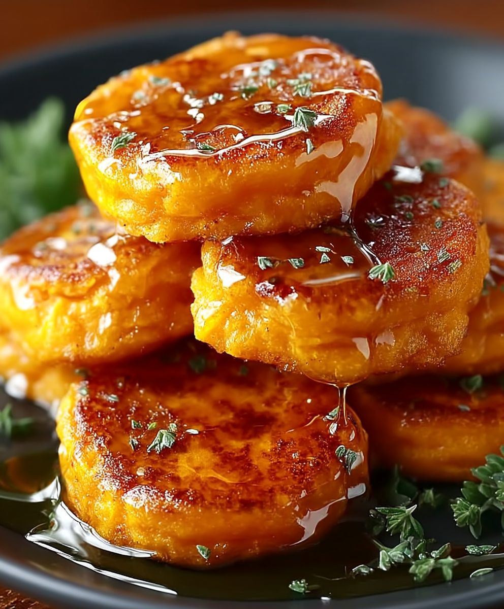 Süßkartoffelringe mit Honig: ein einfaches und gesundes Abendessenrezept image 2