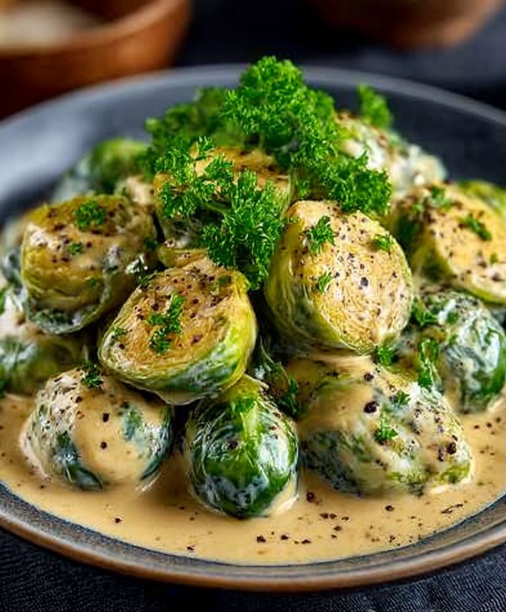 Rosenkohl in Frischkäse-Senfsauce image 2